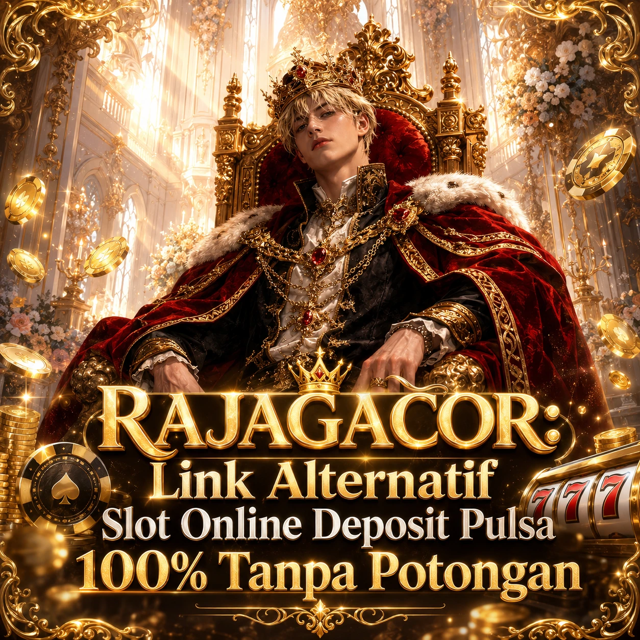 RAJAGACOR: Link Alternatif Slot Online Deposit Pulsa 100% Tanpa Potongan 